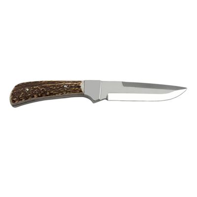 Coltello da caccia INOX con lama fissa, impugnatura in CORNO, lama 130 mm MIKOV 398-NP-13-A 2