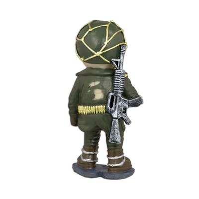 Figurina di soldato scheletrico 16,5 cm Albainox 39899 2
