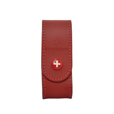 Fodero in pelle per coltello 91 mm 2-4 ROSSO