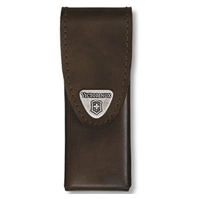 Custodia in pelle per SwissTool Spirit Plus MARRONE
