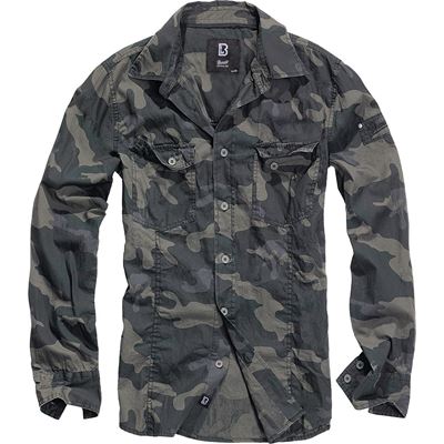 Camicia SLIM DARK CAMO