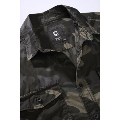 Camicia ROADSTAR maniche corte DARK CAMO BRANDIT 4012-4 4