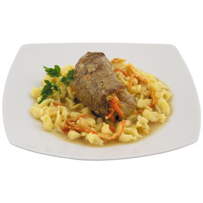 Involtino di manzo con tagliatelle in scatola da 400 g  40250B 2