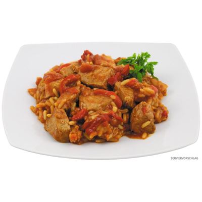 Carne alla serba con riso in scatola da 400 g  40251A 2