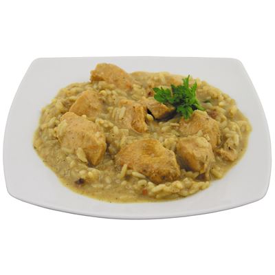 Pollo al curry con riso in scatola da 400 g  40252A 2