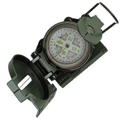 Bussola TACTICAL MARCHING corpo in metallo VERDE