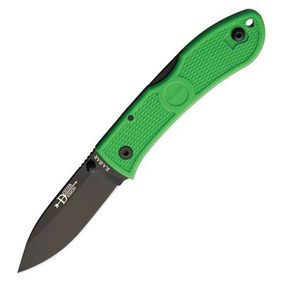 Coltello pieghevole DOZIER HUNTER lama liscia VERDE
