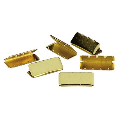 Fibbia terminale per cintura US OTTONE