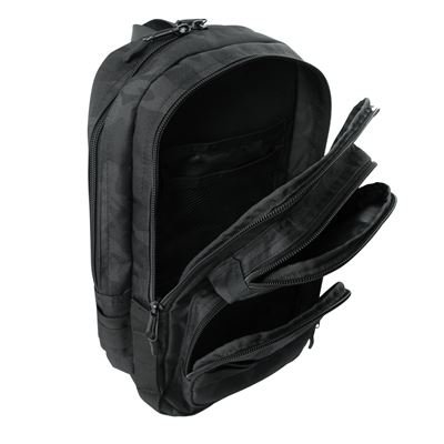 Zaino TACTICAL TRAVELER a tracolla MIDNIGHT BLACK CAMO ROTHCO 41114-MBC 2