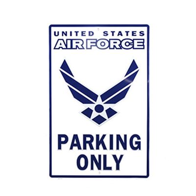 Cartello PARKING AIR FORCE