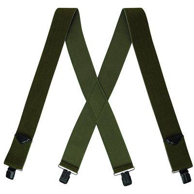 Bretelle US per pantaloni X con clip VERDI