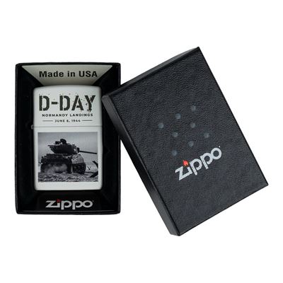 Accendino ZIPPO D-DAY SHERMAN a benzina ZIPPO 421121-3332 4