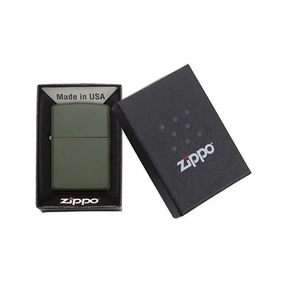 Accendino ZIPPO a benzina VERDE OPACO ZIPPO 60001436 2