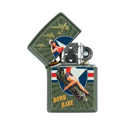 Accendino ZIPPO Pin Up Bomb Babe a benzina ZIPPO 421353 2