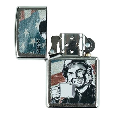 Accendino ZIPPO G.I JOE COFFEE a benzina ZIPPO 421367 3