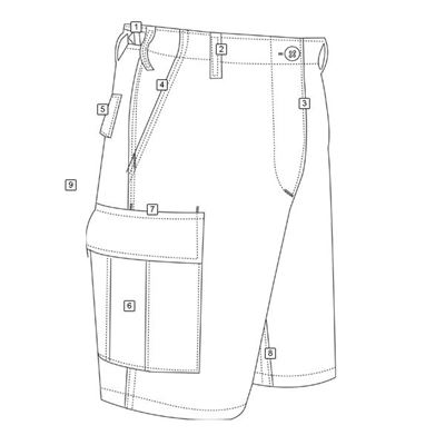 Pantaloncini BDU rip-stop AT-DIGITAL TRU-SPEC 42570 2