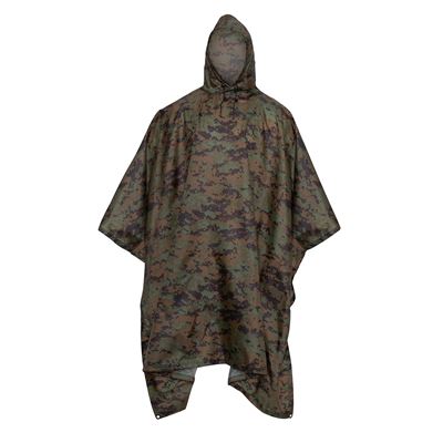 Poncho US rip-stop 140 x 225 cm DIGITAL WOODLAND ROTHCO 4358 4
