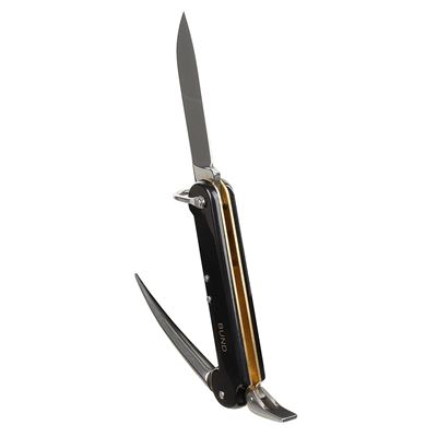 Coltello pieghevole BW MARINE/MECHANIK con punta NERO repro FOX Outdoor 44031 2