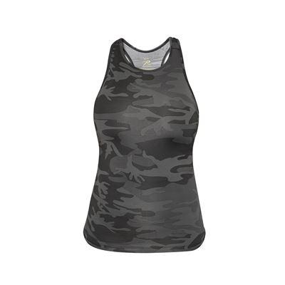 Canotta da donna WORKOUT BLACK CAMO ROTHCO 44070 2
