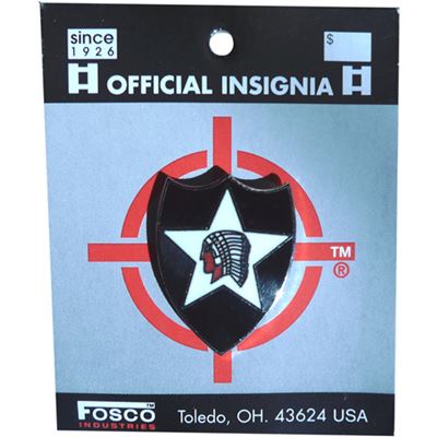 Distintivo US 2nd INFANTRY DIVISION / indiano colorato / ostatní 441038-1186 2