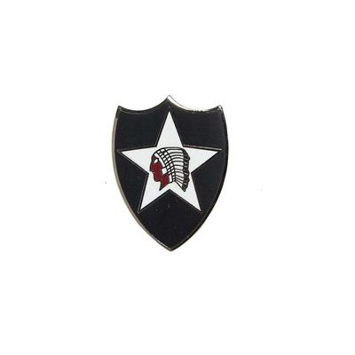 Distintivo US 2nd INFANTRY DIVISION / indiano colorato /