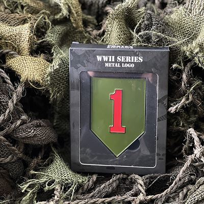 Distintivo metallico della 1st Infantry Division con adesivo ostatní 443500 2