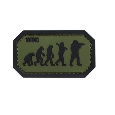 Toppa AIRSOFT EVOLUTION velcro 3D PVC VERDE