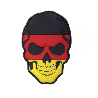 Toppa 3D in plastica TESTA con strisce in velcro TEDESCO