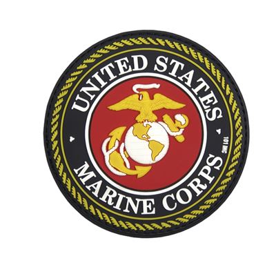Toppa 3D in plastica UNITED STATES MARINE CORPS COLORATA