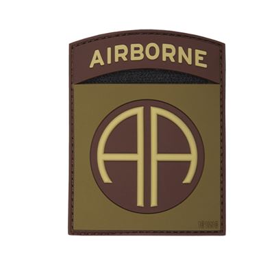 Patch 3D in plastica AIRBORNE 82nd COYOTE