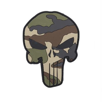 Toppa PUNISHER velcro 3D in plastica FRENCH CAMO