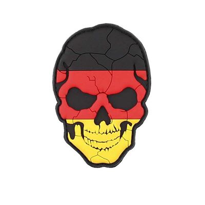 Toppa 3D in plastica TESTA rotta con strisce in velcro TEDESCO