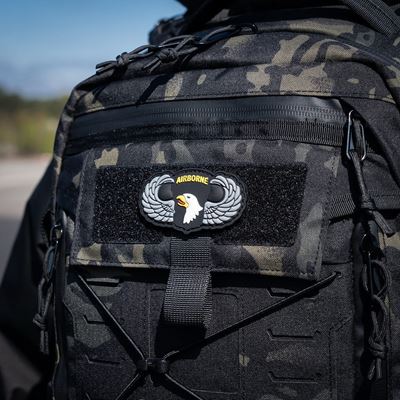 Toppa 3D in plastica 101st Airborne con ali 101INC 444130-7409 2