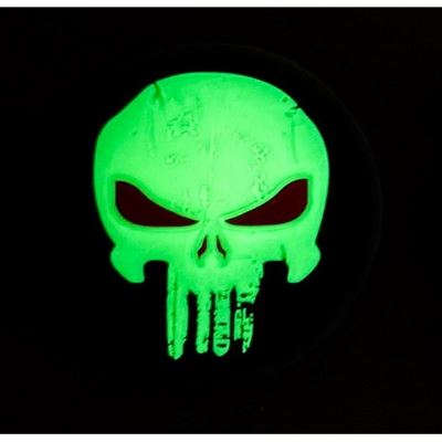 Toppa 3D in plastica PUNISHER RED EYES con velcro GLOW IN THE DARK 101INC 444190-7573 2