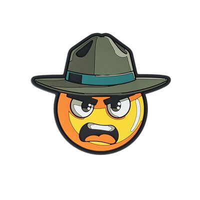 Toppa 3D in plastica DRILL SERGEANT con velcro