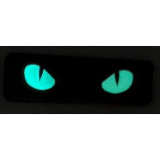 Toppa CAT EYES velcro COYOTE - GLOW IN THE DARK 101INC 446200-15002 2