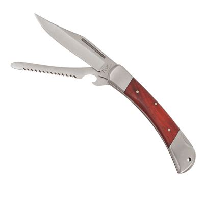 Coltello pieghevole con seghetto HUNTER 22 cm