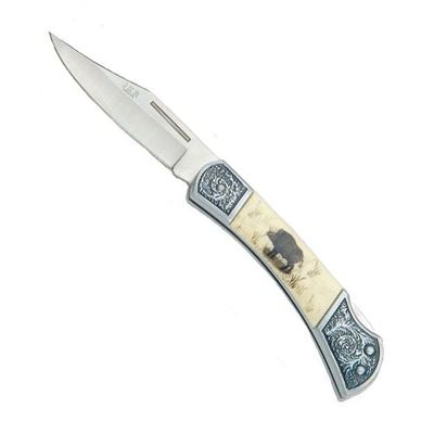 Coltello pieghevole decorativo - cinghiale 19 cm