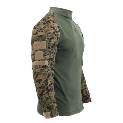 Camicia tattica AIRSOFT COMBAT DIGITAL WOODLAND