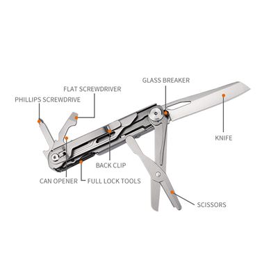 Coltello tascabile multifunzione TF-2215 7 in 1 Task Force 2215 453228 2