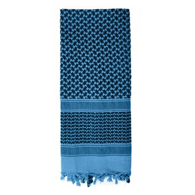 Sciarpa SHEMAGH leggera BLU 105 x 105 cm