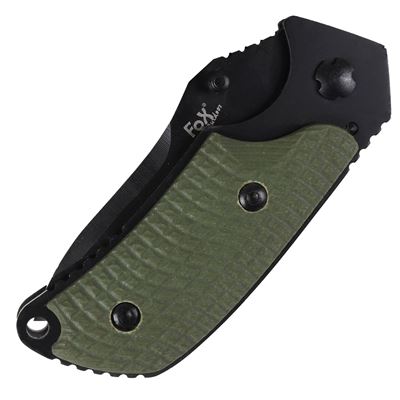 Coltello pieghevole VERDE NERO FOX Outdoor 45521 3