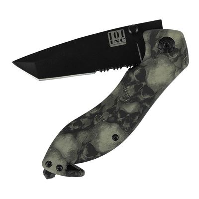 Coltello LEBKY con clip, lama tanto nera, lama seghettata 101INC 016939CA 3