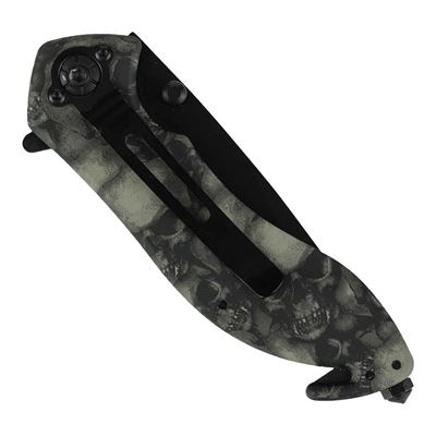 Coltello LEBKY con clip, lama tanto nera, lama seghettata 101INC 016939CA 4