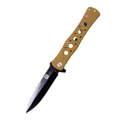 Coltello pieghevole SHADOW H219 lama liscia COYOTE impugnatura