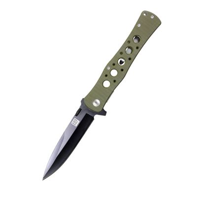 Coltello pieghevole SHADOW H219 lama liscia impugnatura VERDE