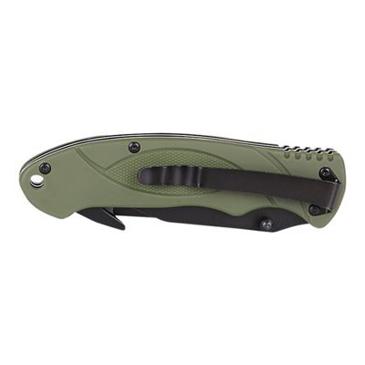 Coltello pieghevole BUSHCRAFT multifunzionale VERDE FOSCO 457435 5