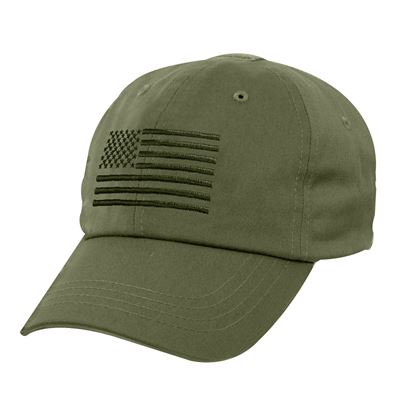 Cappellino da baseball TACTICAL OPERATOR bandiera USA VERDE