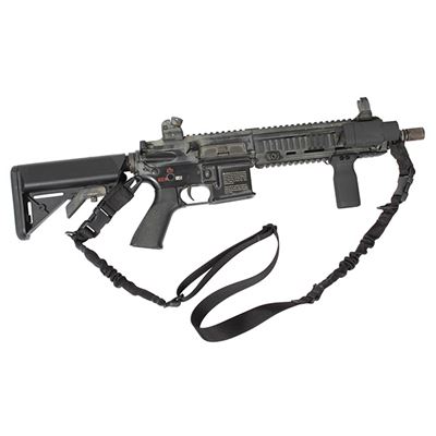 Cinghia per armi BUNGEE a uno/due punti NERA ROTHCO 4656 3