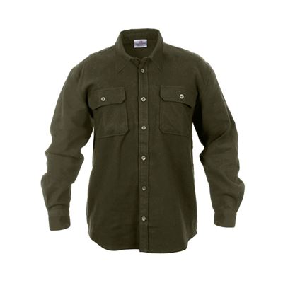 Camicia da boscaiolo FLANNEL VERDE ROTHCO 4669 3